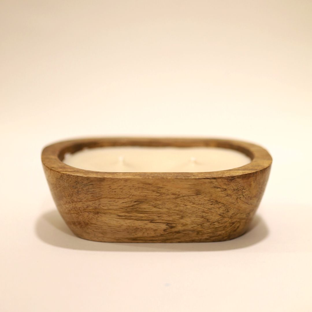 Ancient Incense | Wooden Bowl Candle