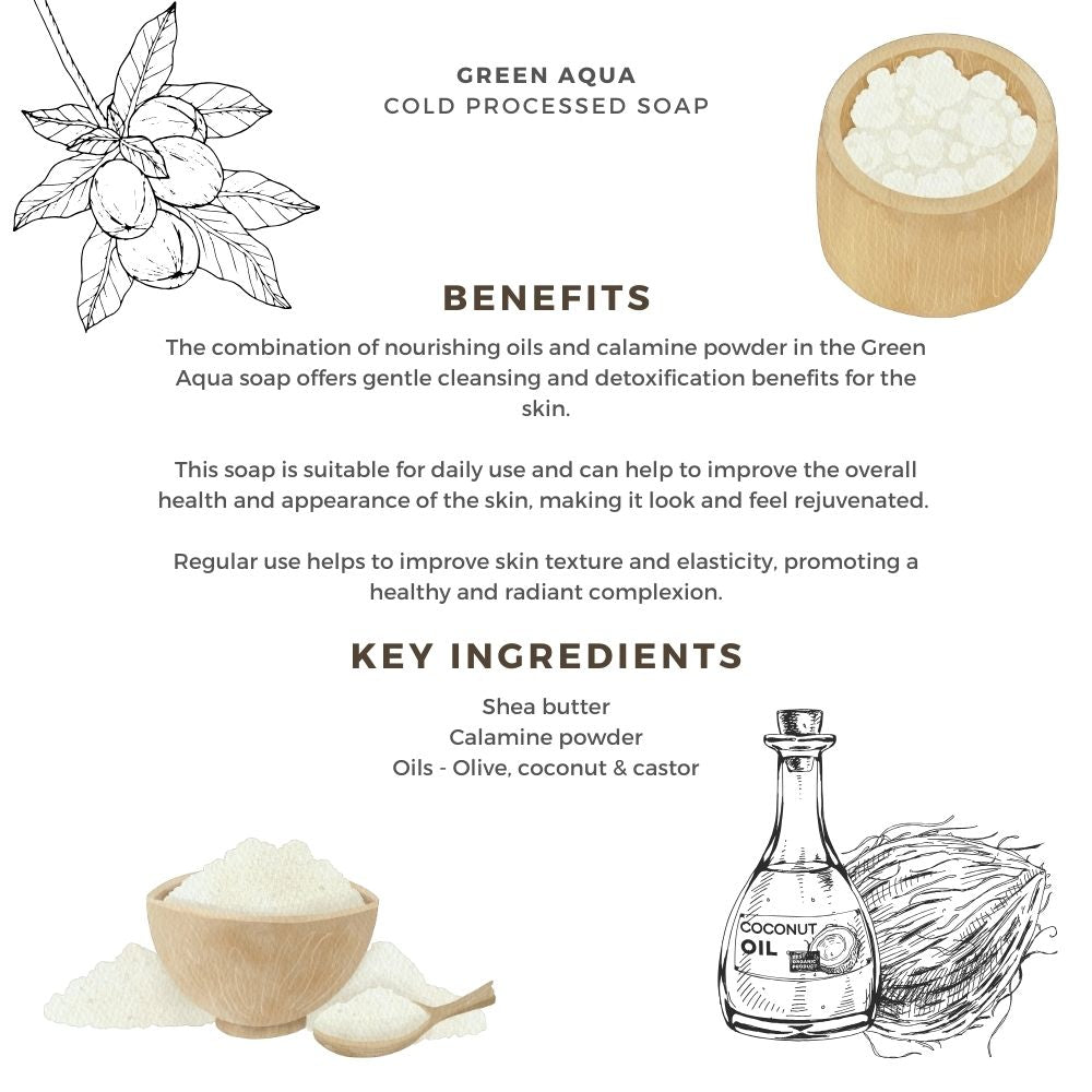 Green Aqua | Premium Cold Processed Soap