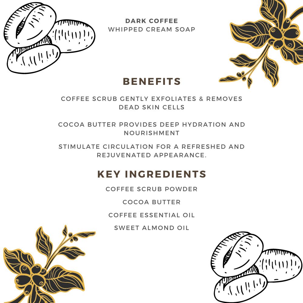 Dark Coffee | Whipped Cream Soap