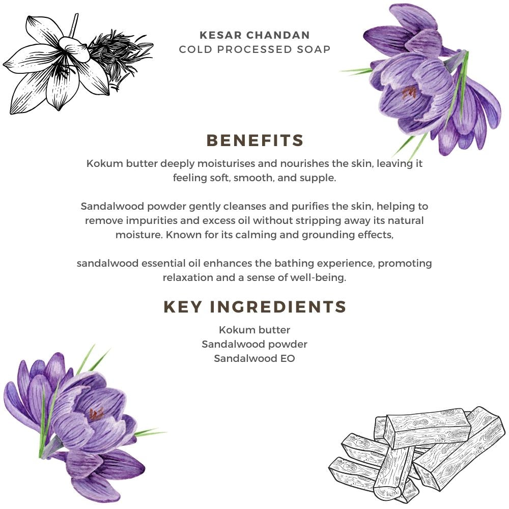 Kesar Chandan | Cold Processed Soap