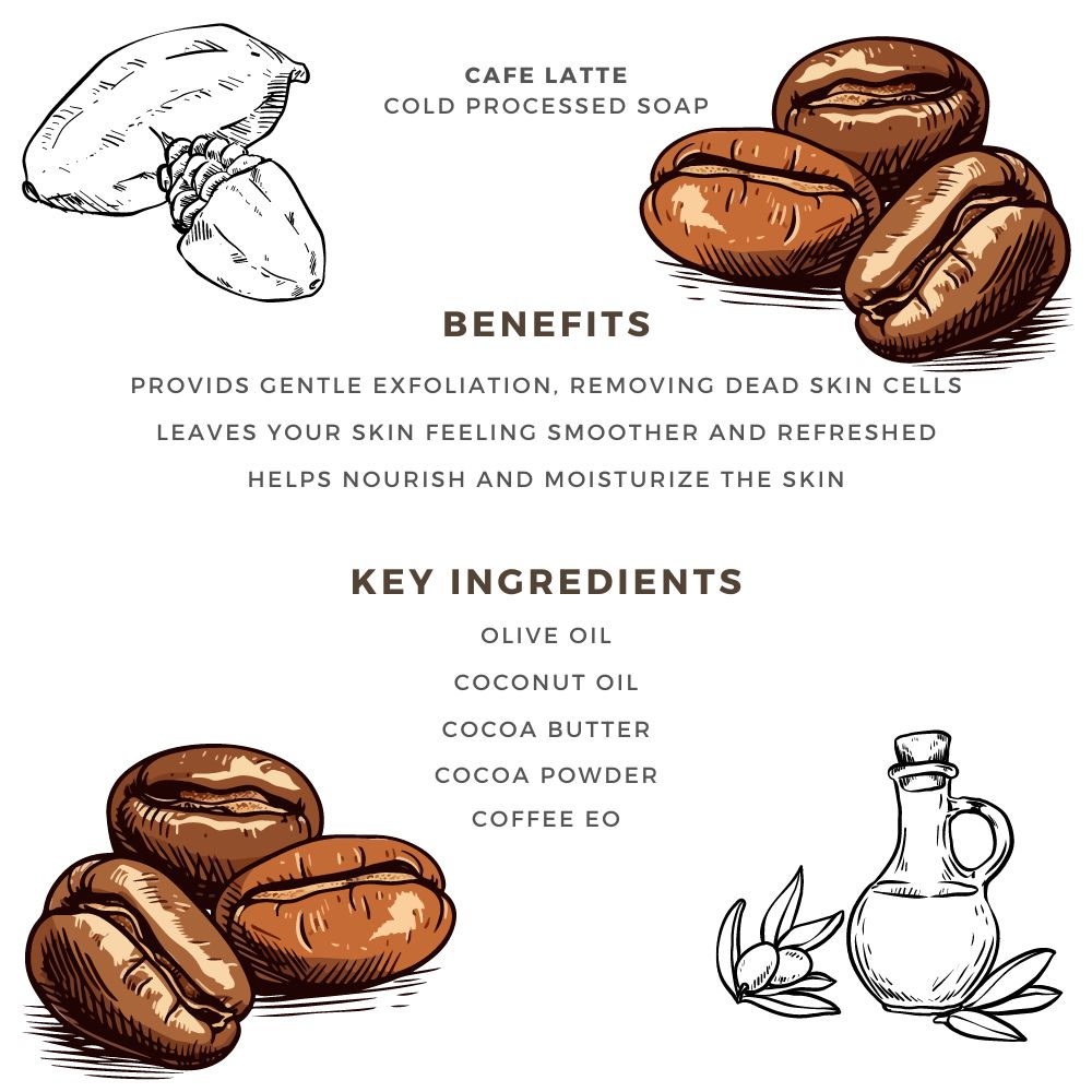 Cafe Latte | Cold Processed Soap