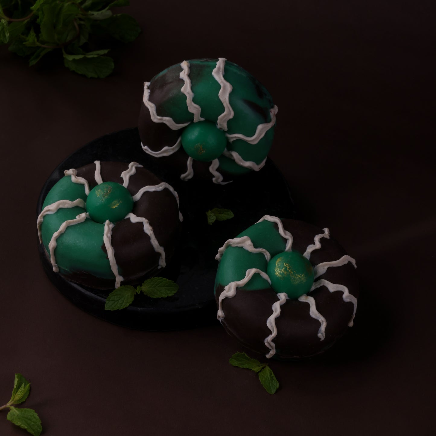 Chocolate Mint Donut