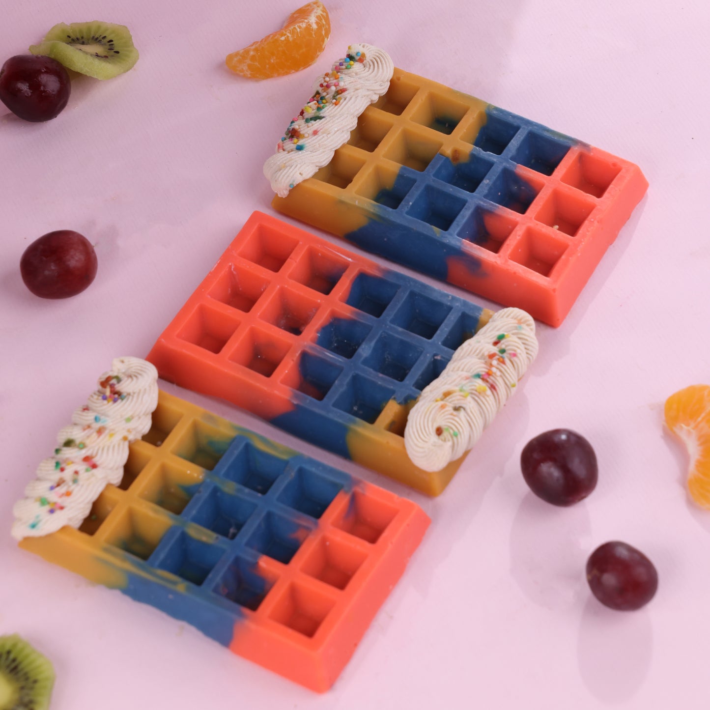 Rectangular Waffle Fruit Fantasia