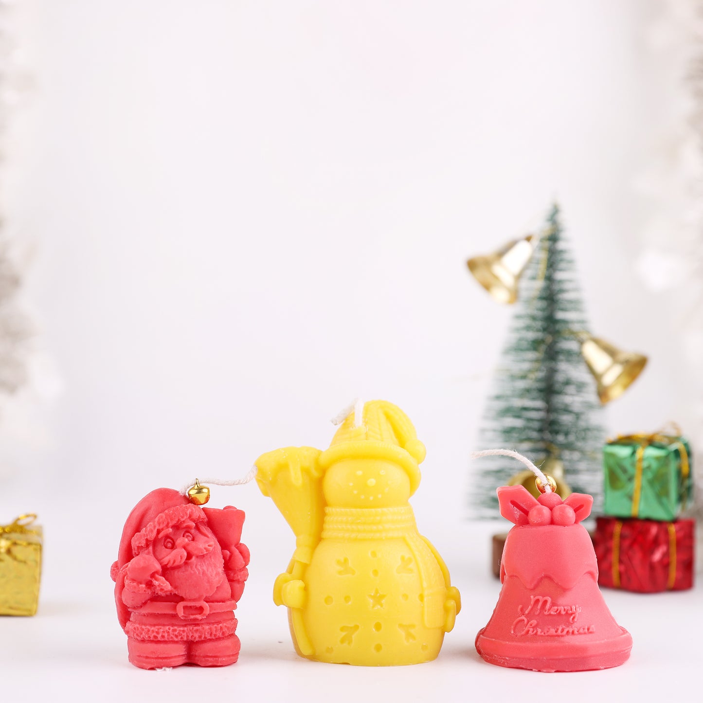 Christmas Theme Candle Set