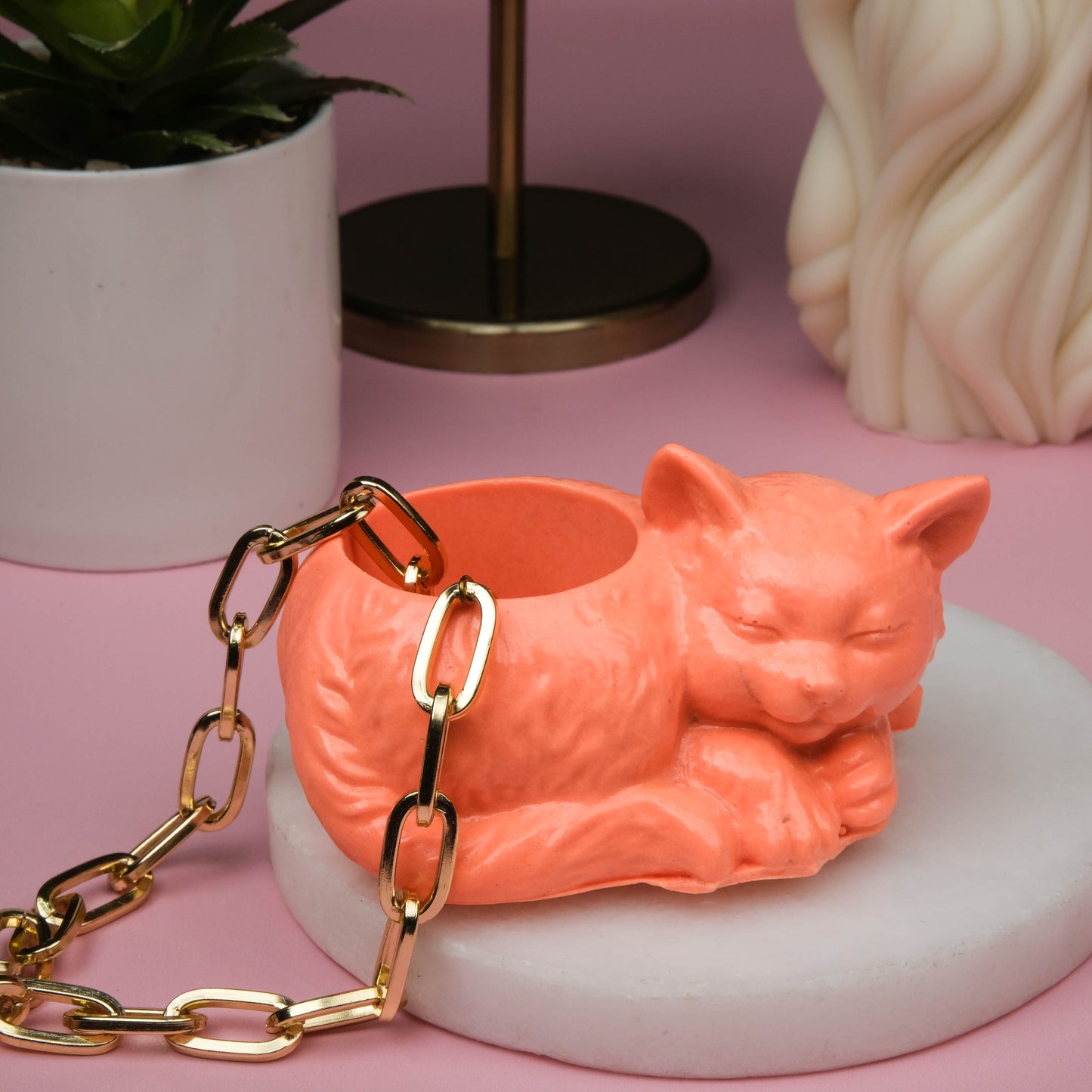 Cozy Cat | Jesmonite Trinket Dish