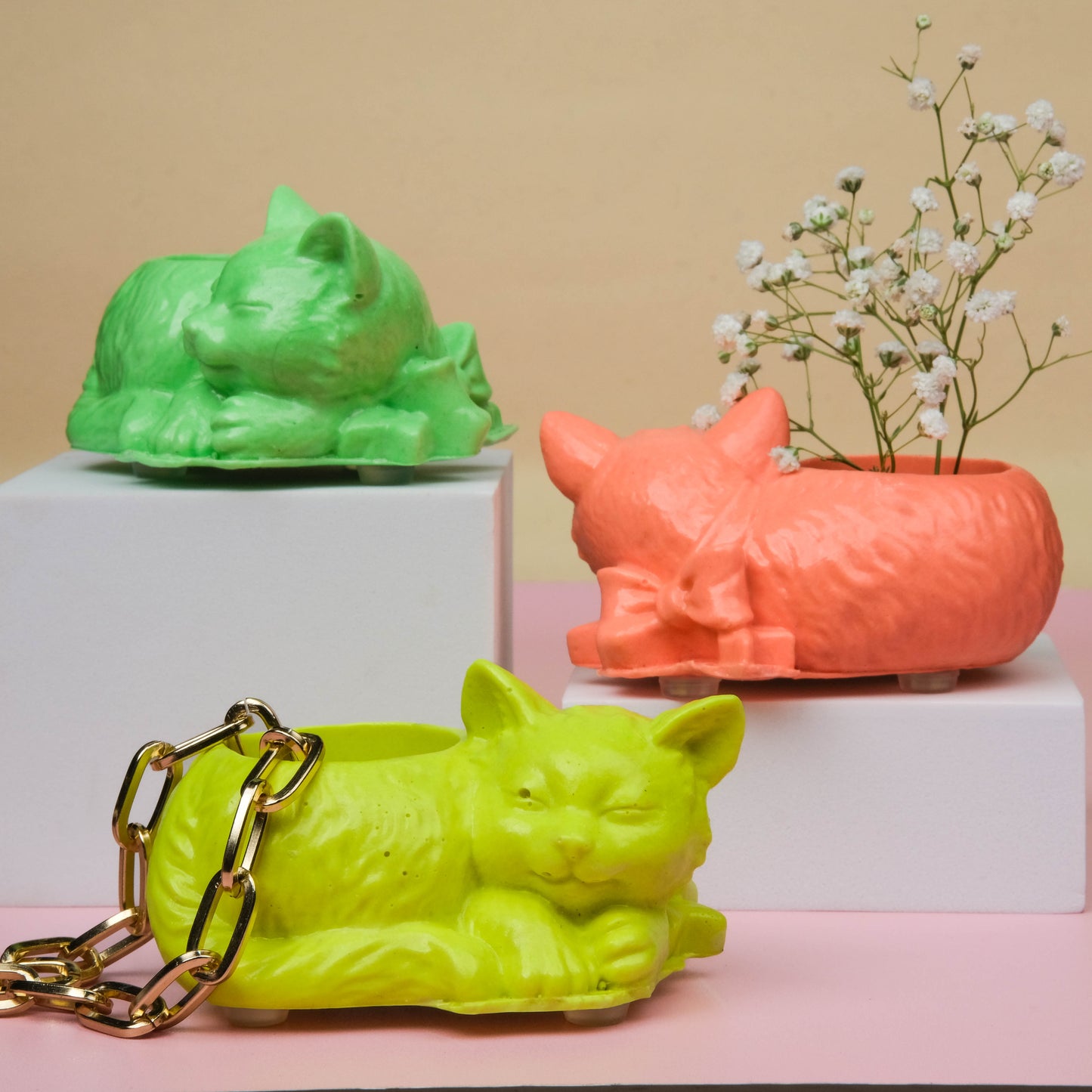 Cozy Cat | Jesmonite Trinket Dish