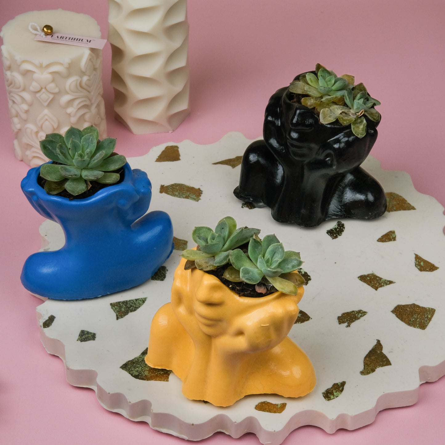 Blooming Mind | Jesmonite Flower Pot
