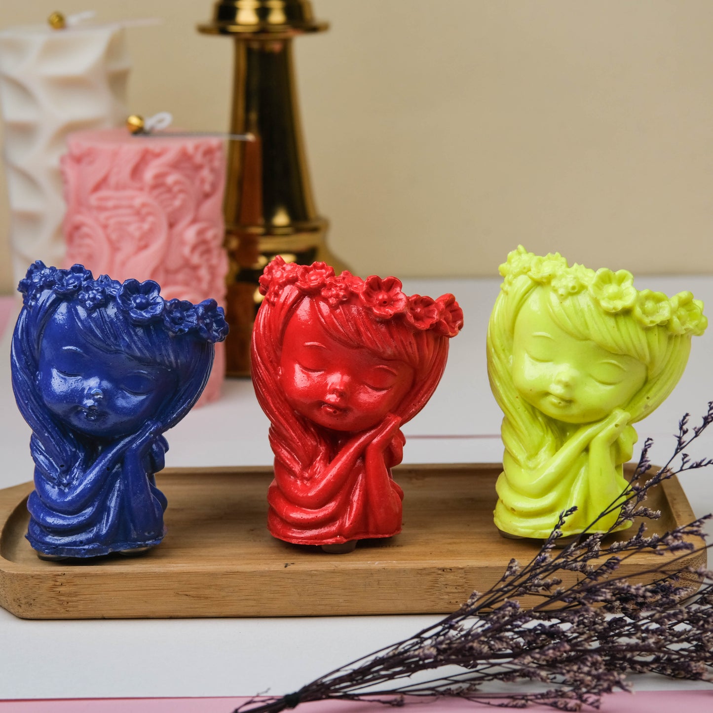 Flower Girl | Jesmonite Flower Pot