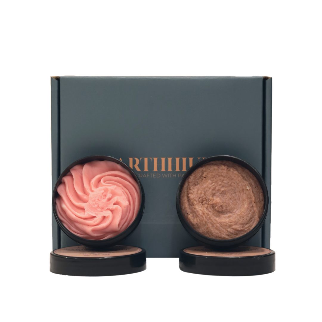 Garden Glimmer Foot Scrub & Garden Glimmer Foot Butter