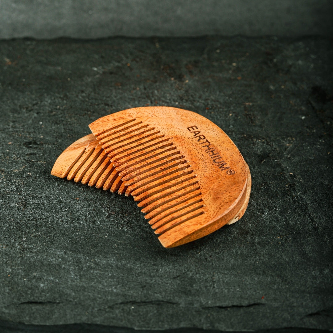 Neem Wood Beard Comb | Accessories