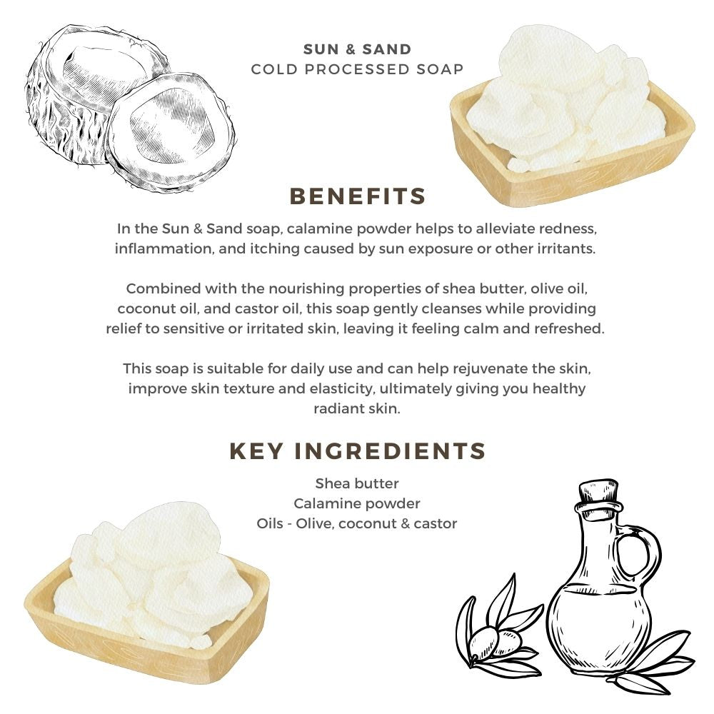 Sun & Sand | Premium Cold Processed Soap
