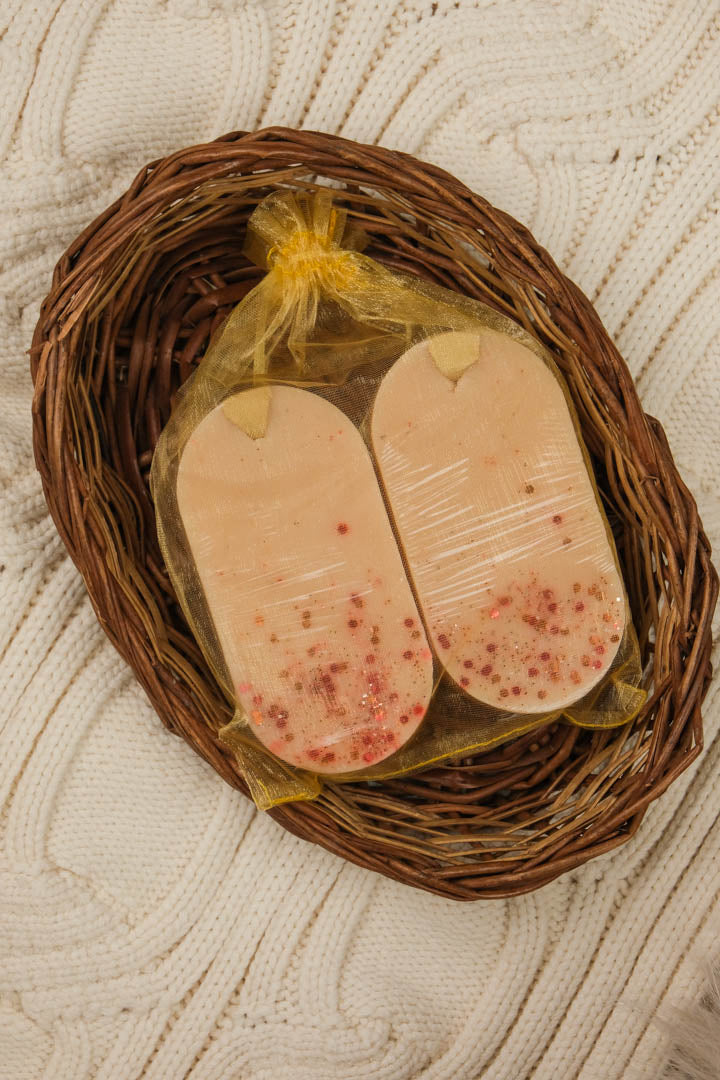 Powdered Rose & Smoky Wood - Set of 2
