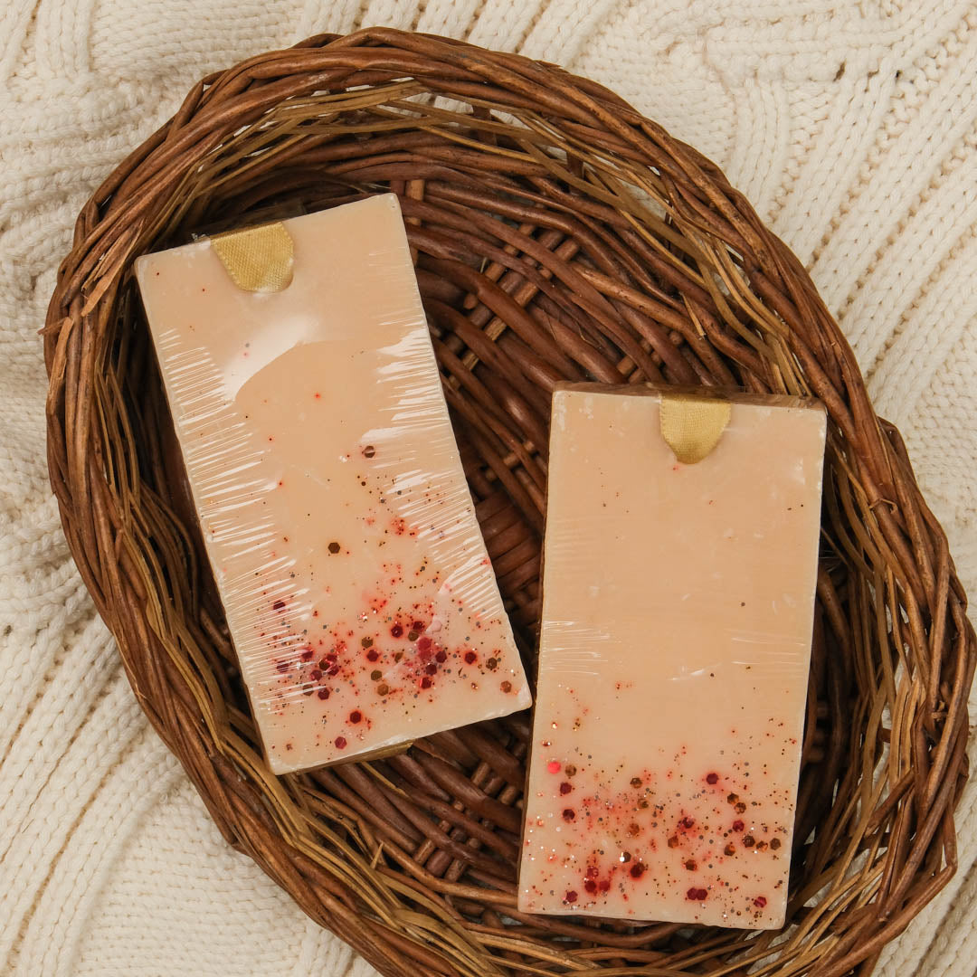 Powdered Rose & Smoky Wood - Set of 2