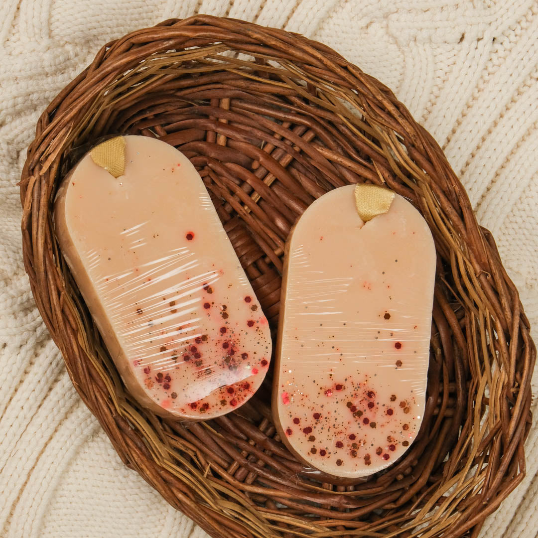 Powdered Rose & Smoky Wood - Set of 2