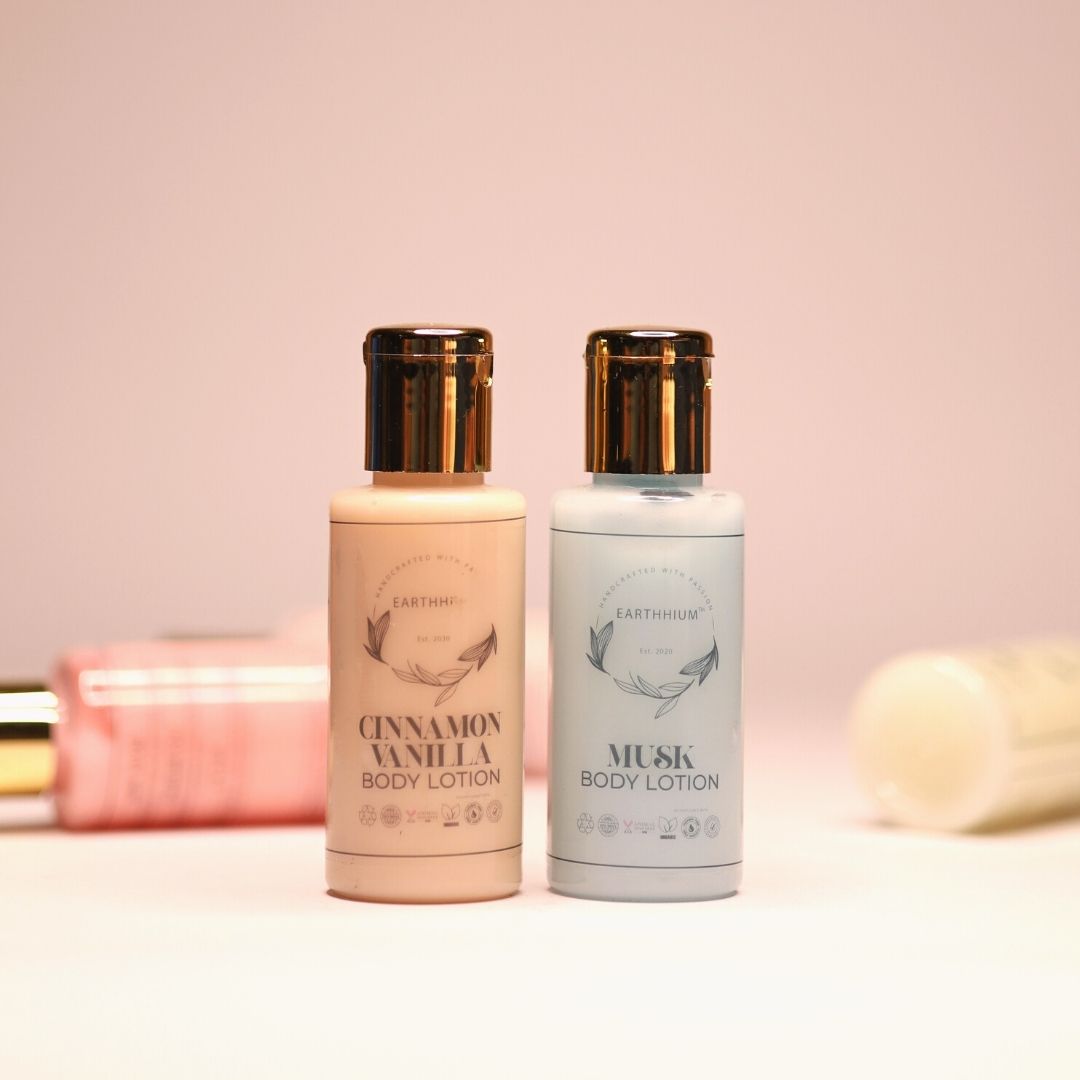 Musk & Cinnamon Vanilla | Set of 2 Body Lotion